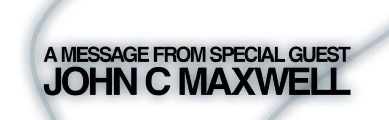 Special Guest John C Maxwell